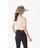Women's Mossy Oak Pattern Wide Brim Sun Hat, Summer Fall Essentials Hats - Solaris - 3 of 4