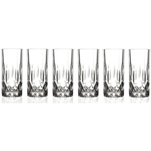 Lorren Home Trends Opera Crystal HighBall set of 6 - 1 of 3