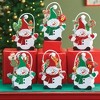 Collections Etc Adorable Sequin Snowman Treat Bags - Set of 6 6 X 3 X 8 - 2 of 2