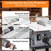 Table Saw,Multifunctional Saw with Stand & Push Stick, 90° Cross Cut & 0-45° Bevel Cut, 5000RPM, Adjustable Blade Height for Woodworking - 4 of 4