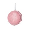 Kurt Adler Claydough Ornaments for Christmas Tree, Pastel Glittered Macaroons, Assorted (Pack of 3) - 2 of 4