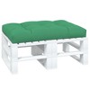 vidaXL Pallet Cushion Green Fabric (100% polyester) Large - 3 of 4