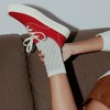 CUSHIONAIRE Women’s Freshman Canvas Lace-Up Sneaker with Memory Foam, Wide Widths Available | Casual Walking Shoes, Lightweight & Comfortable - 2 of 4