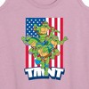 Women's - Teenage Mutant Ninja Turtles - USA Turtles Graphic Racerback Tank - 2 of 4