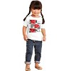 Noel Poinsettia Christmas Flower Toddler Baby Graphic T Shirt Brisco Brands - 4 of 4