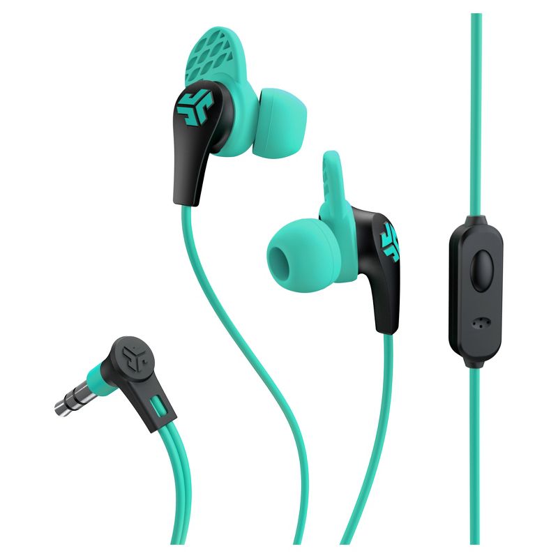 JLab Wired JBuds Pro with Universal Mic - Teal, 4 of 5