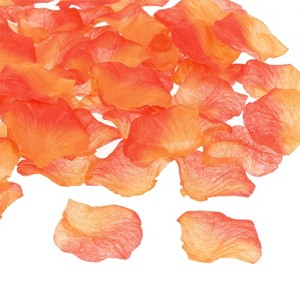 Unique Bargains Romantic Night Wedding Party Event Decoration Silk Artificial Rose Petals 1200 Pcs - 1 of 4