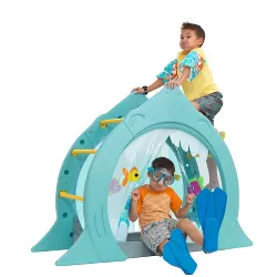 KidKraft Shark Escape Arched Outdoor Toddler Play Climber