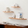 MH London Force 36" Set of 3 Wall Mounted Shelves Mango Wood - 2 of 4