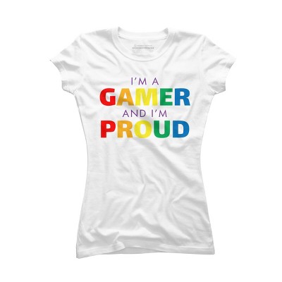 Adult Design By Humans I'm a Gamer and I'm Proud Pride By T-Shirt