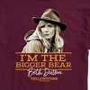 Men's - Yellowstone - I'm The Bigger Bear Short Sleeve Graphic T-Shirt - 2 of 4