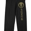 Star Wars The Heroes Force Men's Black Sleep Pajama Pants - 2 of 4