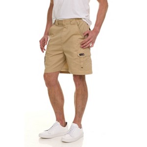 Canada Weather Gear Men’s Cargo Shorts – Relaxed Fit with Utility Pockets & Elastic Waistband – Lightweight Summer Shorts - 1 of 4