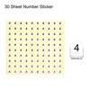 Unique Bargains Office Home Warehouse Self-Adhesive Stickers 30 Sheet - 2 of 4