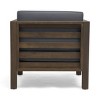 Modern Patio Arm Chair,High-quality Patio Chair With Acacia Wood Frame,Patio Chairs With Cushions -Maison Boucle - 4 of 4