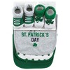 Hudson Baby Infant Boy Cotton Bib and Sock Set, Cutest Clover, 0-9 Months - 2 of 4