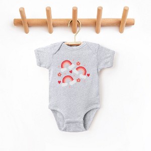 The Juniper Shop Valentine Rainbow Baby Bodysuit - 1 of 3