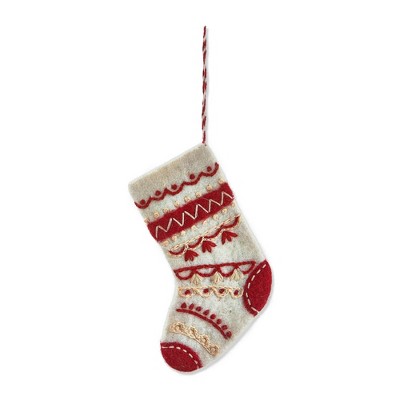 tagltd Emb. Stocking Gift Card Holder