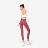 Anna-Kaci Active Women's Long Sleeve Cropped Active Top with Scoop Neck and Fitted Design - 2 of 4