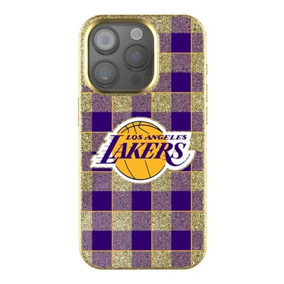 Keyscaper NBA Plaid Bling Cell Phone Case for iPhone 14 Plus
