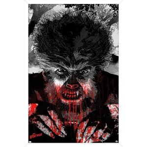 Trends International The Wolf Man - Autumn Moon Framed Wall Poster Prints - 1 of 4
