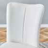 Nicbex Dining Table Set for 4 Kitchen Table Modern Luxurious Round Tempered Glass Dining Table Set with 4 Dining Chair - 2 of 4