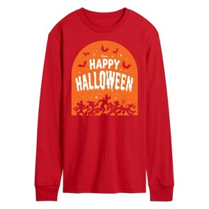 Men's - Disney - Happy Halloween Tombstone Long Sleeve Graphic T-Shirt - 1 of 3
