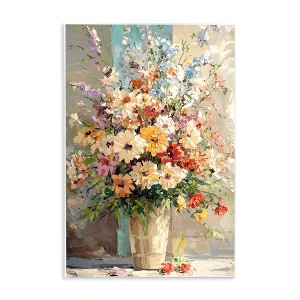 Stupell Industries Happy Sunlit Bouquet Wall Plaque Art - 1 of 4