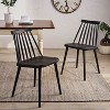 NicBex  Set of 2 Farmhouse Dining Chairs with Spindle Backrest,Dinner Chairs for Kitchen,Living Room - 2 of 4