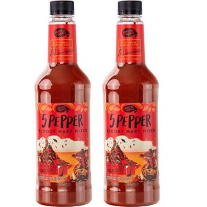 Master of Mixes Bloody Mary 5 Pepper Mix - Ready to Use - 1 Liter Bottle (33.8 FlOz) - Mixer Perfect for Bartenders and Mixologists - 1 of 4