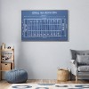 HomeRoots Blue Football Field White Floater Frame Print Wall Art - 2 of 4