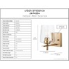 Urban Ambiance Luxury New Traditional Wall Sconce 8.5''H x 5''W,  Olde Brass Finish,  Swan-Hill Collection, UHP4204 - 4 of 4