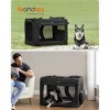 Feandrea 36 Inches Collapsible Soft Dog Crate | Portable Travel Crate for Dogs 50-70 lb | Indoor/Outdoor Use - 2 of 4