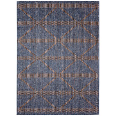 Liora Manne Avena  Indoor/Outdoor Rug  Denim..
