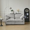 Cloud Sectional Couches for Living Room,67" Convertible Love Seat, 2 Seater Modular Sectional Sofa,Deep Seater Furniture Sets - 3 of 4