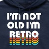 Men's - Instant Message - I'm Not Old I'm Retro Graphic Fleece Pullover Hoodie - 2 of 4