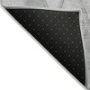 Gray Silver And Ivory Geometric Washable Indoor Outdoor Area Rug - 4 of 4