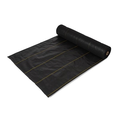 DeWitt 4' x 250' Black Polypropylene Landscape Weed Barrier Fabric