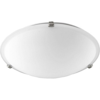 Quorum Lighting 3 - Light Flush Mount in  Satin Nickel
