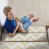 SussexHome Traverse Design Cotton Anti-Slip Stair Treads, 9” X 28“ - 3 of 4