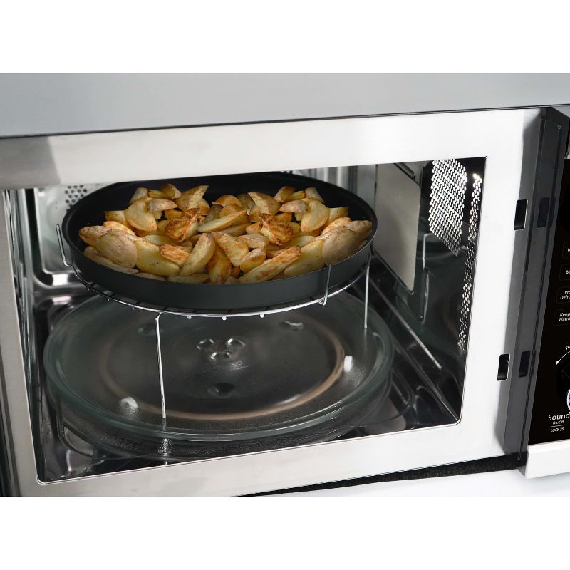 Danby Designer DDMW1061BSS-6 1.0 cu ft Convection Air Fry Grill Microwave in Stainless Steel, 5 of 9