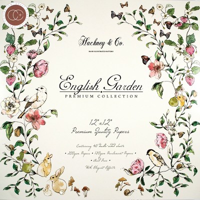 Craft Consortium Double-Sided Paper Pad 12"X12" 40/Pkg-English Garden