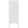 VidaXL Storage Cabinet White 16.7"x13.8"x40" Steel - 4 of 4