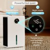 Topteng Portable Dehumidifier for 1000 Sq. Ft Home with Colorful LED Lights, Quiet, High-Efficiency Negative Ion Air Purification Air Dryer - 4 of 4