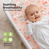 KeaBabies Organic Bassinet Sheet for Baby Girls, Boys, 2-Pack Soothe Bassinet Fitted Sheets, Bedside Bassinet Mattress Sheet - 4 of 4