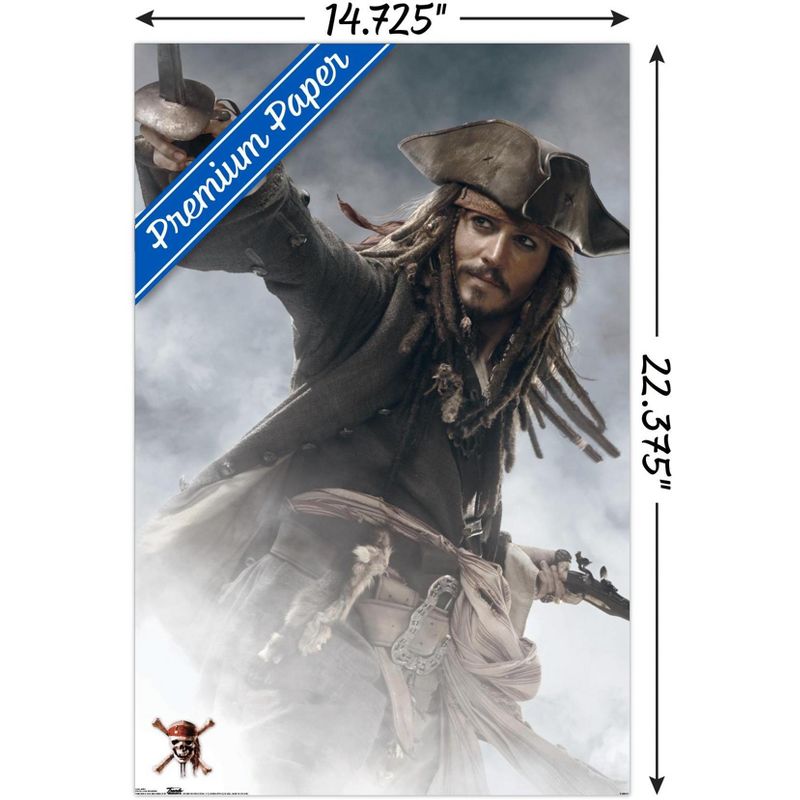 Trends International Pirates of the Caribbean: At World's End - Jack Sparrow Unframed Wall Poster Prints, 3 of 7