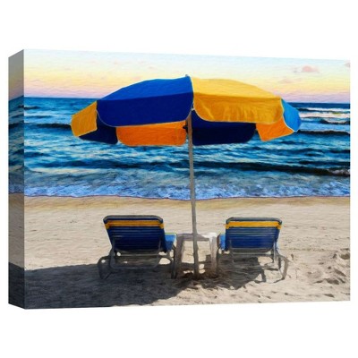 14" x 11" Next To The Beach Decorative Wall Art - PTM Images