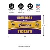 Evergreen Come Back with Tickets Minnesota Vikings 28" x 16" Woven PVC Indoor Outdoor Doormat - 2 of 4
