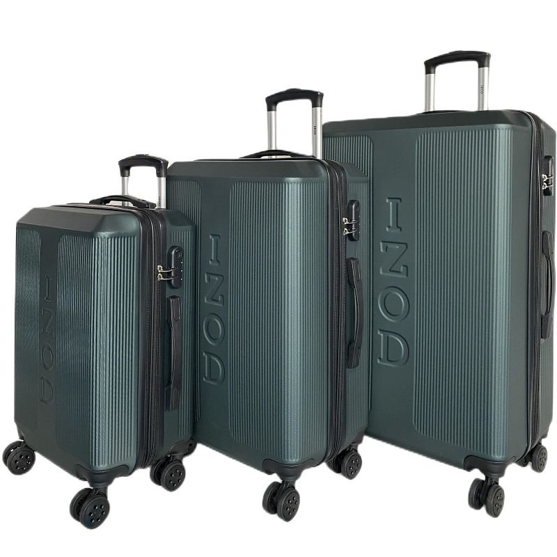IZOD Skye Expandable ABS Hard shell Lightweight 360 Dual Spinning Wheels Combo Lock 3 Piece Luggage Set, 3 of 6