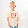 The Juniper Shop Happiness Blooms From Within Youth Short Sleeve Tee - S - Cream - 3 of 4